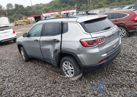 2019 Jeep Compass Sport 4X4 из США, поврежденный, VIN 3C4NJDABXKT714007